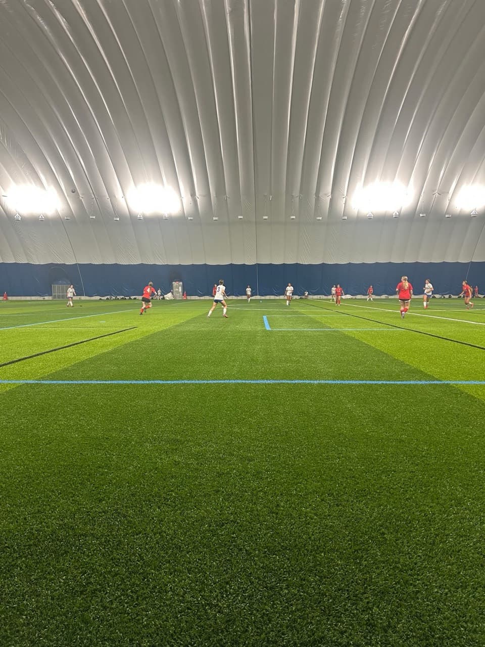 Indoor turf session